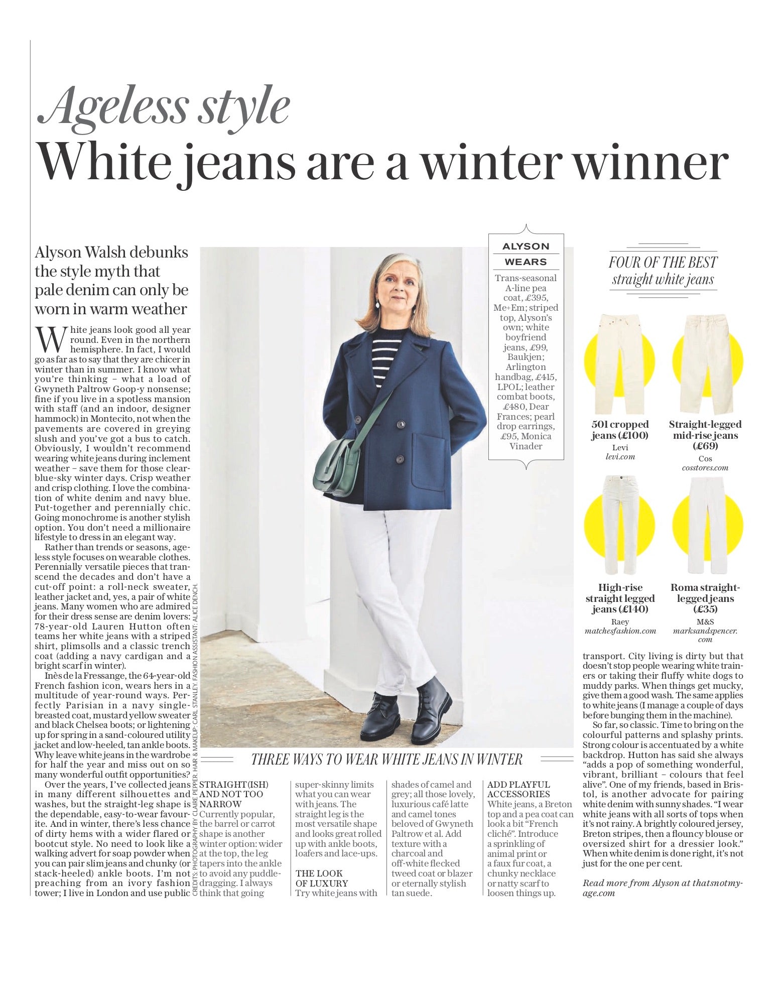 Alyson Walsh on Ageless Style