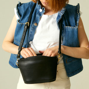 Dinky Zero-Waste Handtasche Kastanie