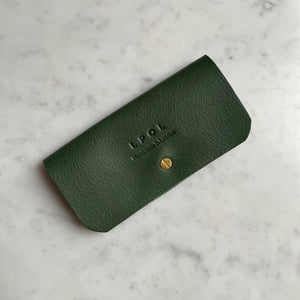 Surplus Leather Glasses Sleeve Forest Green