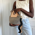 Handheld Basket & Squiggle Shoulder Strap