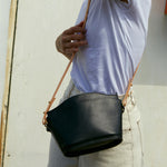 Dinky Zero-Waste Handtasche Kastanie