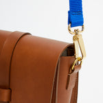 Dinky Upcycled Leather Handbag Chestnut